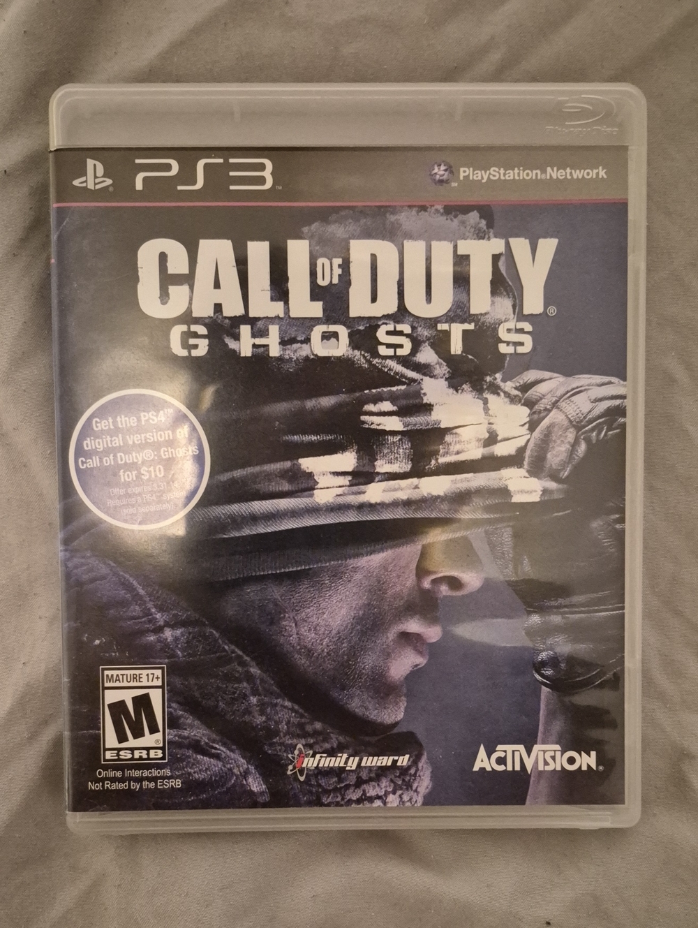 Call of Duty: Ghosts (PS3) - - Black/Gray